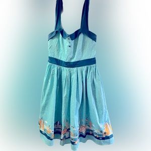 2018 Rare Disney Dress Shop Size L Disneyland Pinup Dress